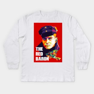 The Red Baron Kids Long Sleeve T-Shirt